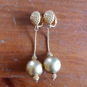 Vintage false earrings